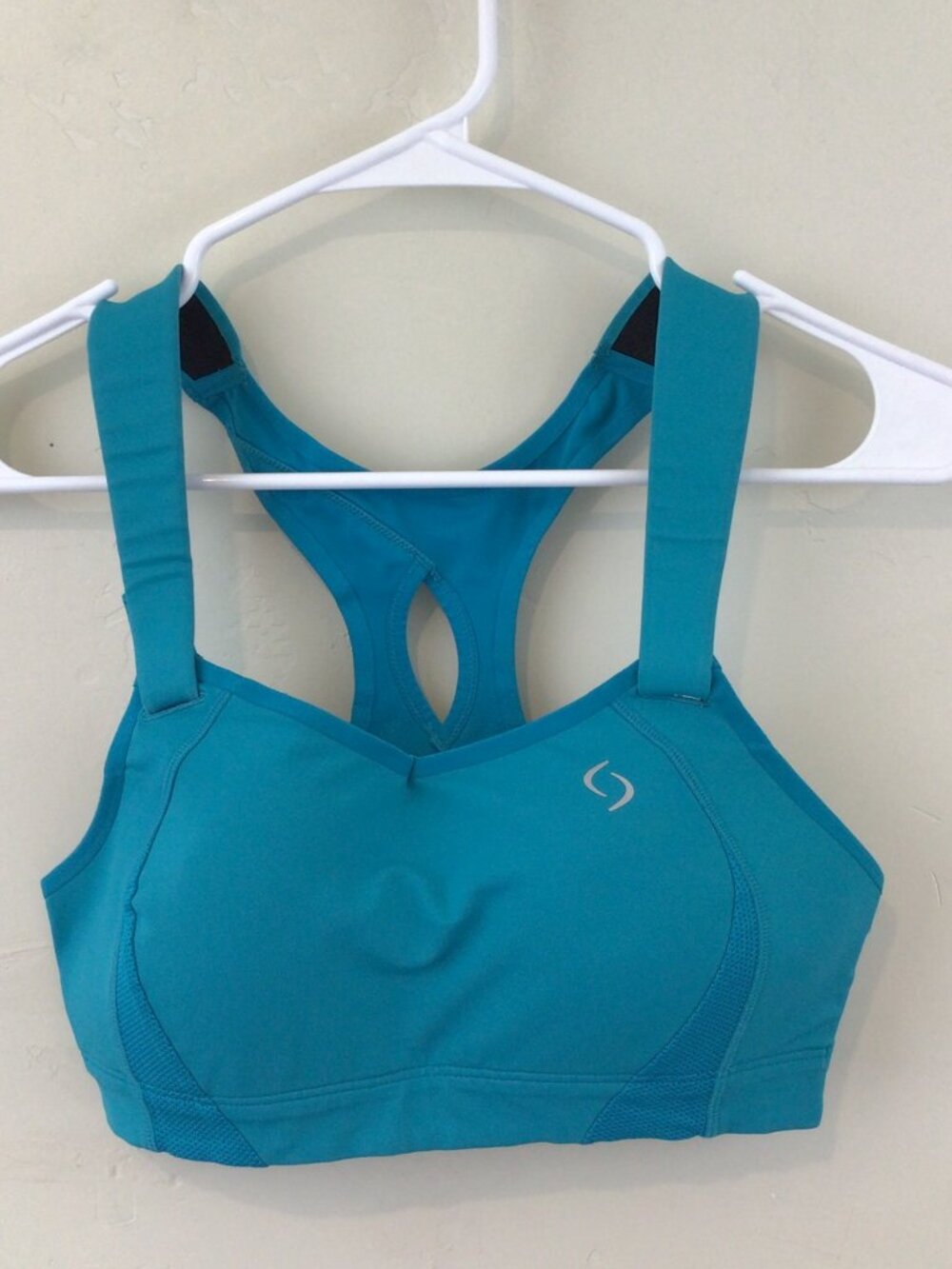 Moving Comfort Teal Blue Racerback Sports Bra